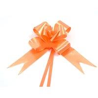 Shatchi 10pcs Orange 50mm/5cm Pull Bows Gift Wrap & Hampers