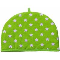 Homescapes Tea Cosy Double Design Stars Green Teapot Warmer