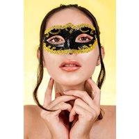Shatchi MASQUERADE VENETIAN CARNIVAL PARTY EYE MASK BLACK GOLD & BRONZE