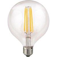 Harper Living 8 Watts G125 E27 LED Bulb Clear Globe Warm White Dimmable