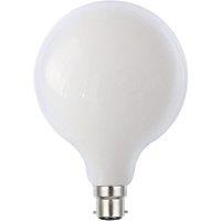 Harper Living 8 Watts G125 B22 BC Bayonet LED Bulb Opal Globe Warm White Dimmable