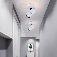 Harper Living 1 Light GU10 Round Spotlight White
