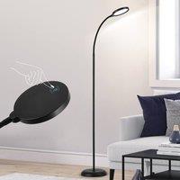 Harper Living Floor Lamp Black, Dimmable LED Lamps for Living Room, 3 Colour Temps in Black