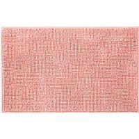 Allure Bath Fashions Chenille Bobble Bath Mat 50 x 80cm - Super Soft Microfibre & Non-Slip in Pale Pink | Size: 50 x 80 cm