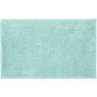 Allure Bath Fashions Chenille Bobble Bath Mat 50 x 80cm - Super Soft Microfibre & Non-Slip in Duck Egg Blue | Size: 50 x 80 cm