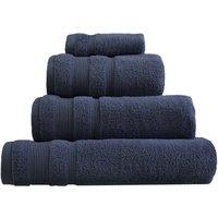 Allure Bath Fashions Luxury Zero Twist Egyptian Cotton Towels in Navy