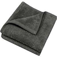 Allure Bath Fashions Marlborough Bamboo Face Cloths - Pack of 2 Super Soft, Absorbent & Hypo-Allergenic Flannel Towels in Dark Grey