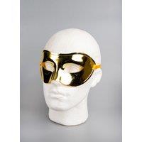 Shatchi Gold Venetian Half Face Masquerade Ball Masks