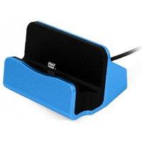 FX Desktop 'Charging Dock' with Braided Cables Blue