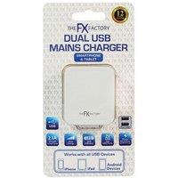 FX Powabud 'Mains Charger' USB 2.1AMP White