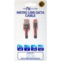 FX Micro USB 2.0 'Data Cable' for Sync & Charge Android Devices 1M Black
