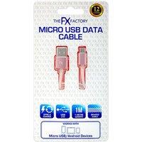FX Braided Micro USB 'Data Cable' Rose Gold