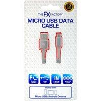 FX Braided Micro USB 'Data Cable' Space Grey