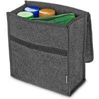 FINEWAY Tall Velcro Car Boot Organiser - (29x15x30cm) in Dark Grey | Size: Medium
