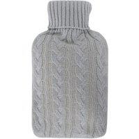 LIVIVO Cable Knit Hot Water Bottle - Grey