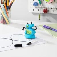 Menkind RED5 Drawbot Interactive Creativity Machine With Marker in Blue