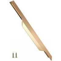 Highdecora Profile Pull Handle for Furniture Wardrobe, Kitchen Cabinet, TV Unit, Drawer in Gold | Size: Large