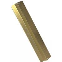 Highdecora Profile Pull Handle V Style for Furniture Wardrobe, Kitchen Cabinet, TV Unit, Drawer) in Gold | Size: Small