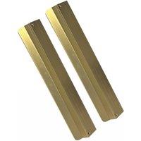 Highdecora Profile Pull Handle V Style for Furniture Wardrobe, Kitchen Cabinet, TV Unit, Drawer in Gold | Size: Small