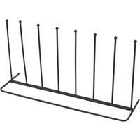 Oypla 4 Pair Wellington Boot Rack Stand in Black