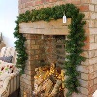 Samuel Alexander 270cm (9ft) x 30cm Pine Christmas Garland Decoration Extra Full in Green | Size: 270 cm (9ft) x 30 cm