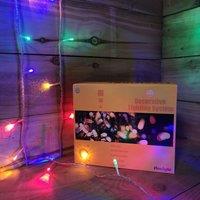 Samuel Alexander 8m Multi Coloured Connectable Christmas Outdoor String 80 LED Lights