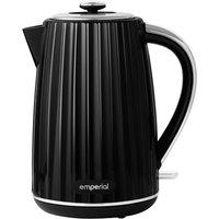 Emperial Electric Kettle - 1.7L Rapid Boil, Boil-dry Protection, Filter, 3000W in Black | Size: 1500ml
