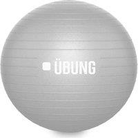 Calitek UBUNG Anti Burst Exercise Fitness Ball 65cm Swiss Ball with Pump Non Slip Light Grey | Size: 65 cm