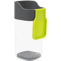 Calitek Kitchen Utensil Holder Storage Pot Kitchen Tools Organiser with Spoon Rest & Weight Base Grey/Green in Grey