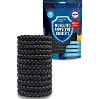 Active Era Adventure Mosquito Repellent Bands - 12 Pack in Black