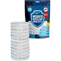 Active Era Explorer Mosquito Repellent Bands - 12 Pack in Clear