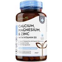 Nutravita Calcium, Magnesium, Zinc & Vitamin D3 365 Vegetarian Tablets in White