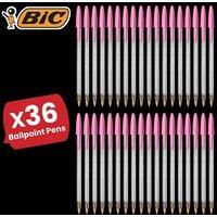 Bic Cristal Fun Ball Pen Pink - 36 Packs