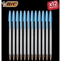 Bic Cristal Fun Ball Pen Turquoise - 12 Packs