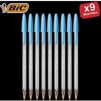 Bic Cristal Fun Ball Pen Turquoise - 9 Packs