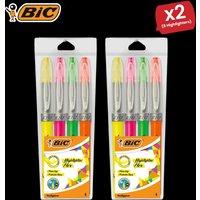 Bic Flex Assorted Fluorescent Highlighters - 2 Packs