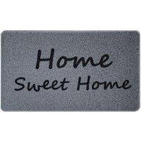 Nicoman Spaghetti Novelty UV Print Door Mat Grey 75 x 45cm - Home Sweet Home | Size: 44 cm x 70 cm