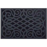 Nicoman Victorian Style Indoor Door Mat - Grey | Size: 60 cm x 90 cm
