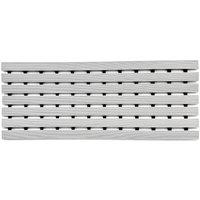 Nicoman PVC Duckboard Anti Slip Shower Mat Bath Mat 61cm x 25cm in Grey | Size: 61 cm x 25 cm