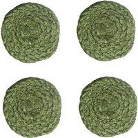 Esselle Ure Jute Rope Coaster 4 Pack in Olive