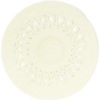 Esselle Nene Round Spiral Placemat 2 Pack in Cream