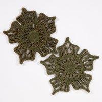 Esselle Severn Jute Star Placemat 2 Pack in Olive