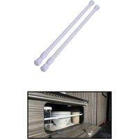 Olpro Telescopic Cupboard & Fridge Storage Bars 41-71cm Pack of Two