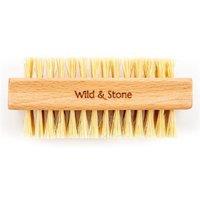Wild & Stone Natural Bristle Nail Brush Biodegradable in Brown