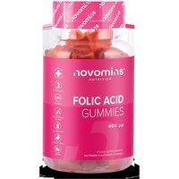 Novomins Folic Acid Gummies in Red