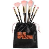 Killer Impression Professional Blend Buff Contour & Glow Makeup Full Set in Black