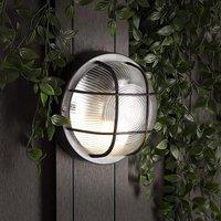 CGC Lighting Ronnie Black Cage Round Bulkhead Light