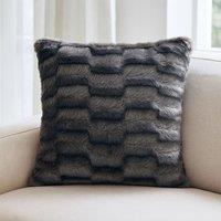 Voltico Arctic 18Inch Cushion (Charcoal/Silver) in Charcoal | Size: 45 cm x 45 cm