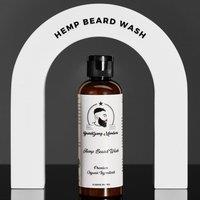BeardGang Members Hemp Beard Wash in Clear | Size: 100ml
