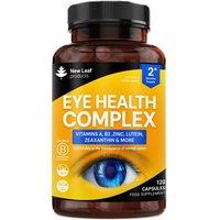 New leaf health Eye Health Complex - Lutein & Zeaxanthin Supplement enriched with Vitamin A, B2 & Zinc in Yellow